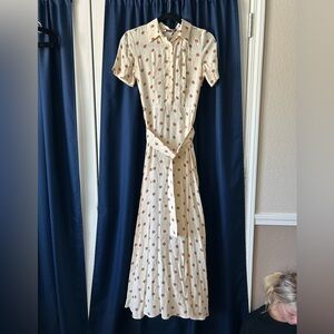 zara - polka dot dress